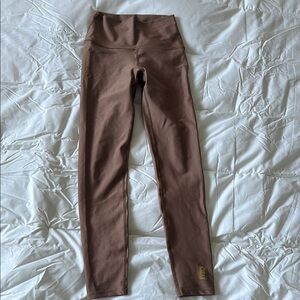 PE Nation High-Waisted Brown Leggings